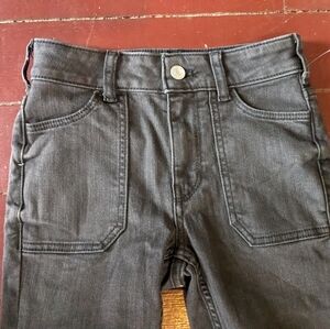 NWOT We the Free Black Skinny Jeans Women's Pants Zip Sides Size 24 25 26